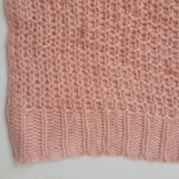 Anthro Pink and Metallic Slouchy Oversized Sweater - Picture 9 of 13